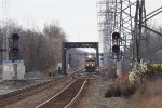 NS 28X Just close to passing under the bridge at CP Bound Brook
